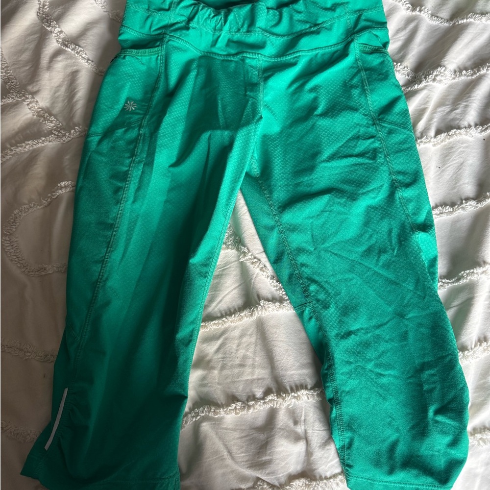 Athleta cropped running leggings